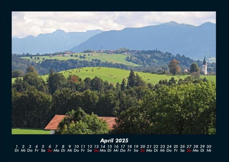 Produktbild: Berge 2025 Fotokalender DIN A4