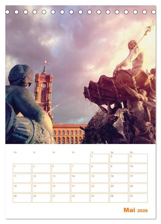 Produktbild: BERLIN geht immer (Tischkalender 2026 DIN A5 hoch), CALVENDO Monatskalender