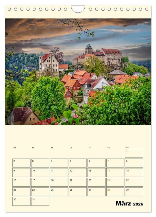 Produktbild: Mein Sachsen (Wandkalender 2026 DIN A4 hoch), CALVENDO Monatskalender