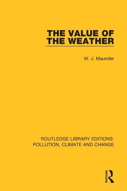 Produktbild: The Value of the Weather