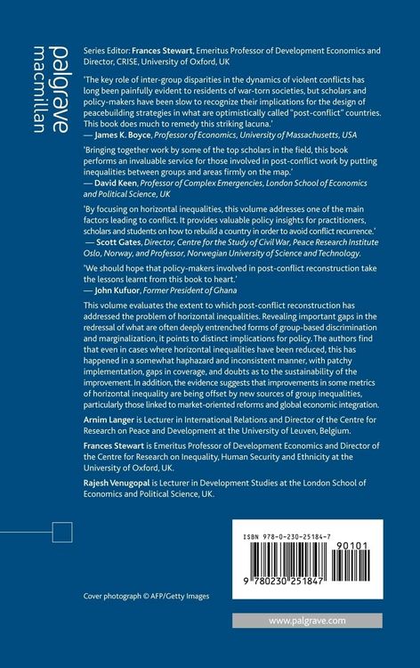 Produktbild: Horizontal Inequalities and Post-Conflict Development