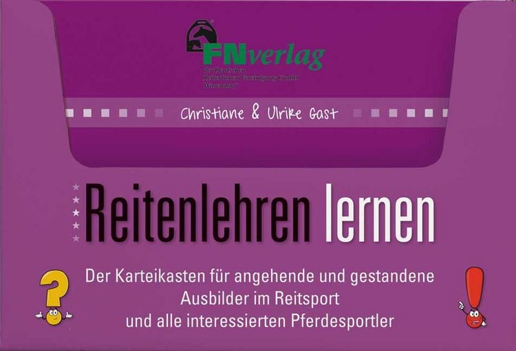 Produktbild: Karteikasten Reitenlehren Lernen