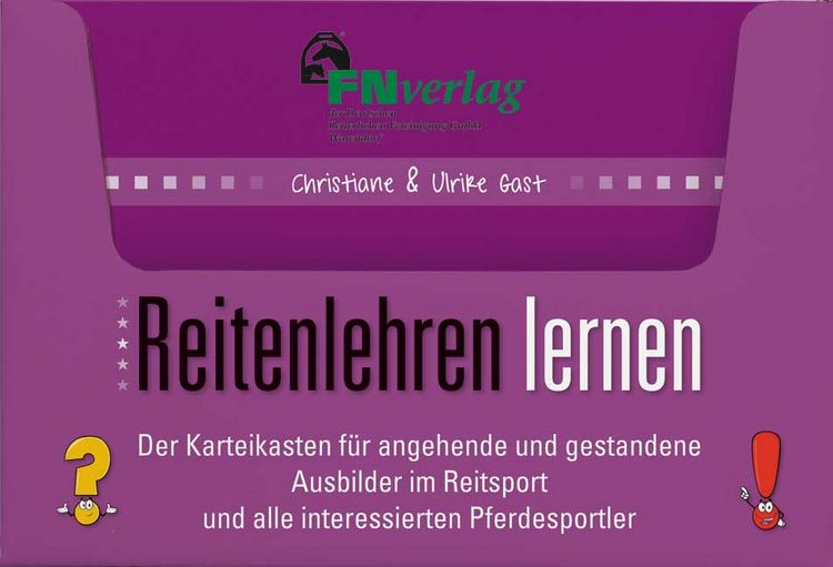 Produktbild: Karteikasten Reitenlehren Lernen