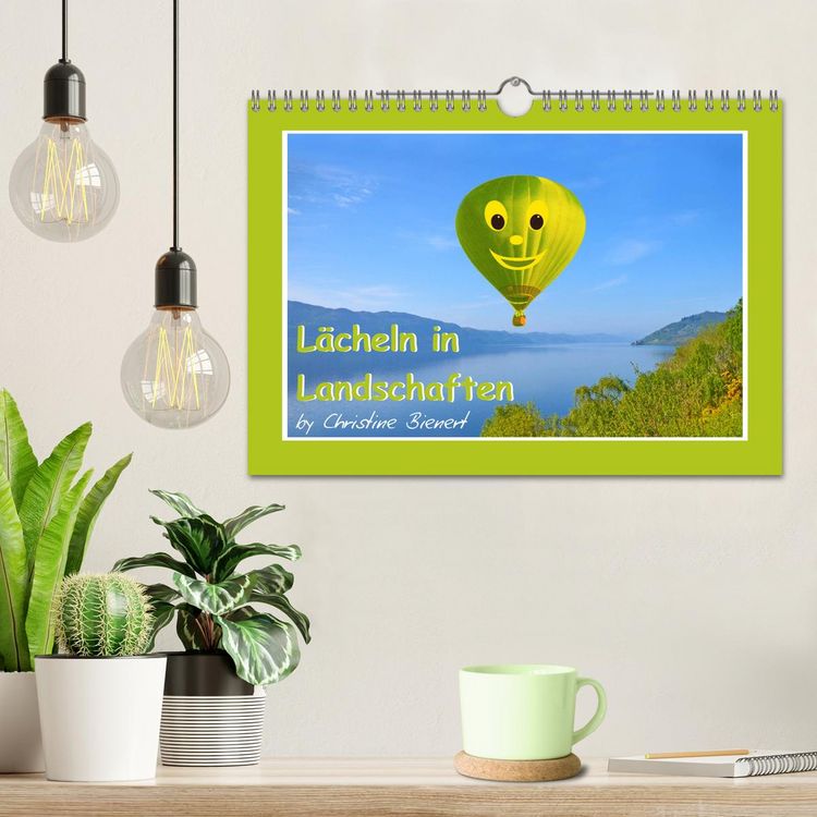 Produktbild: L&auml;cheln in Landschaften (Wandkalender 2026 DIN A4 quer), CALVENDO Monatskalender