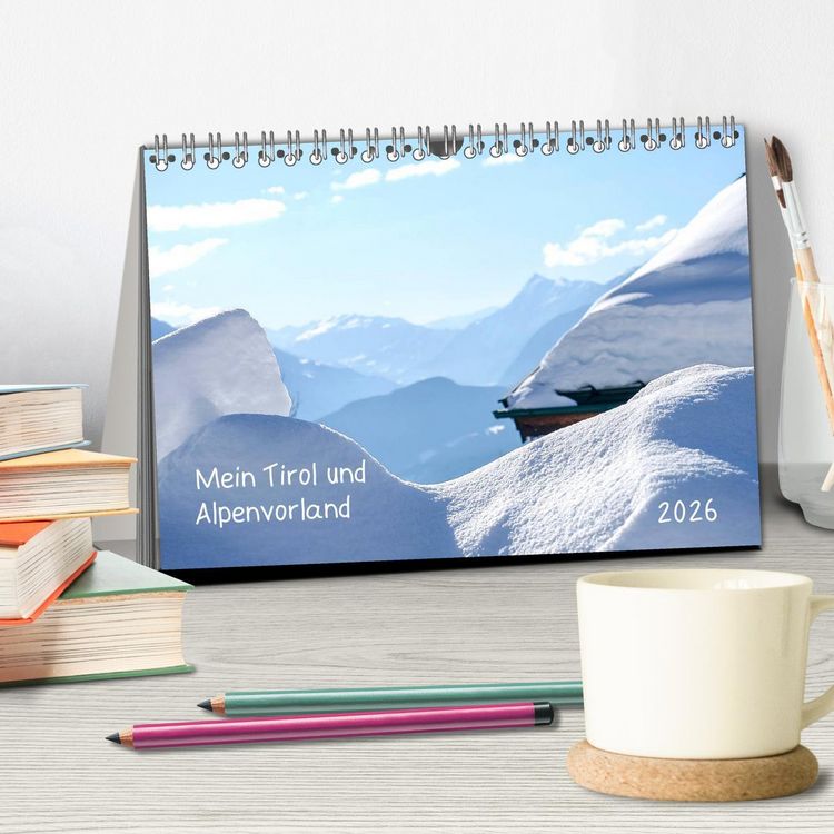 Produktbild: Mein Tirol und Alpenvorland (Tischkalender 2026 DIN A5 quer), CALVENDO Monatskalender