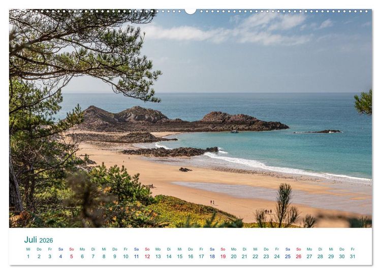 Produktbild: Smaragdk&uuml;ste C&ocirc;te d'&Eacute;meraude. Der malerische Norden der Bretagne (hochwertiger Premium Wandkalender 2026 DIN A2 quer), Kunstdruck in Hochglanz