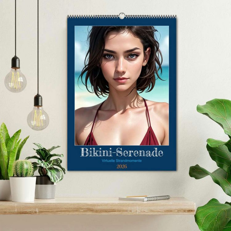 Produktbild: Bikini-Serenade (Wandkalender 2026 DIN A2 hoch), CALVENDO Monatskalender
