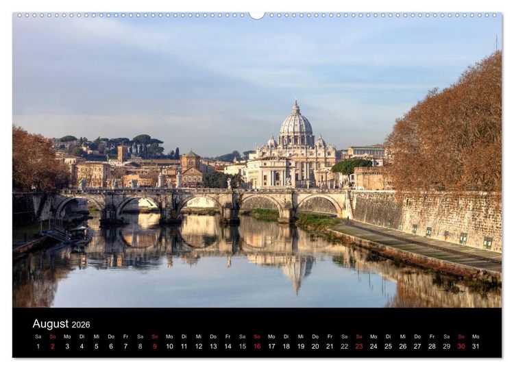 Produktbild: Rom (Wandkalender 2026 DIN A2 quer), CALVENDO Monatskalender