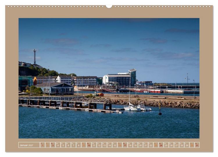 Produktbild: Helgoland,Deutschlands rote Felsen (Wandkalender 2027 DIN A2 quer), CALVENDO Monatskalender
