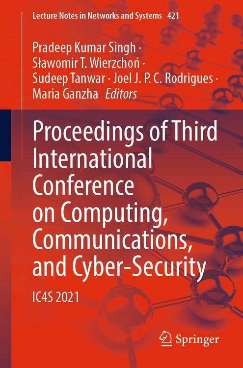 Produktbild: Proceedings of Third International Conference on Computing, Communications, and Cyber-Security