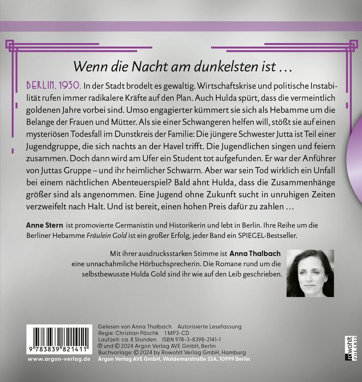 Produktbild: Fr&auml;ulein Gold: Nacht &uuml;ber der Havel