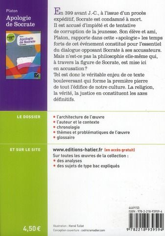 Produktbild: Apologie de Socrate
