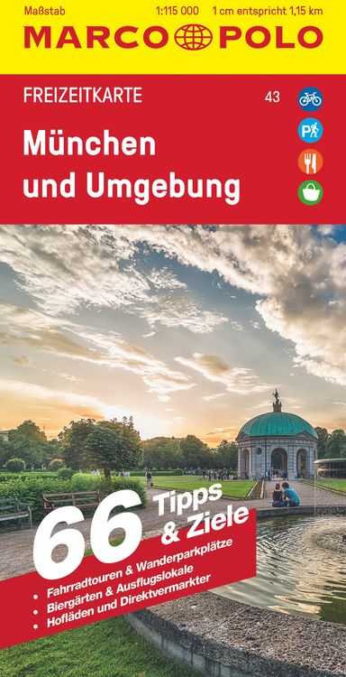 Bild vom Artikel MARCO POLO Freizeitkarte 43 München und Umgebung 1:110.000 vom Autor Marco Polo Verlag