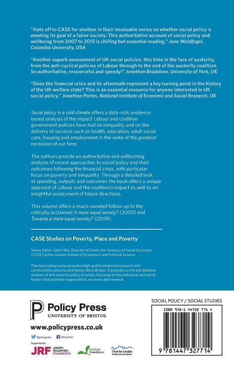 Produktbild: Social policy in a cold climate