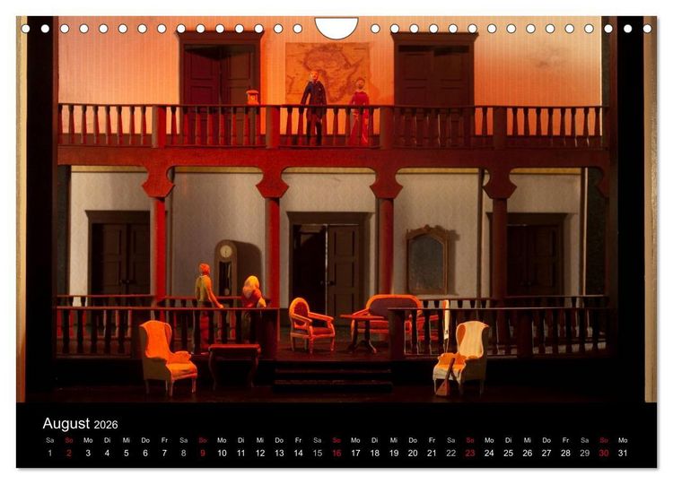 Produktbild: B&uuml;hnenbildmodelle (Wandkalender 2026 DIN A4 quer), CALVENDO Monatskalender
