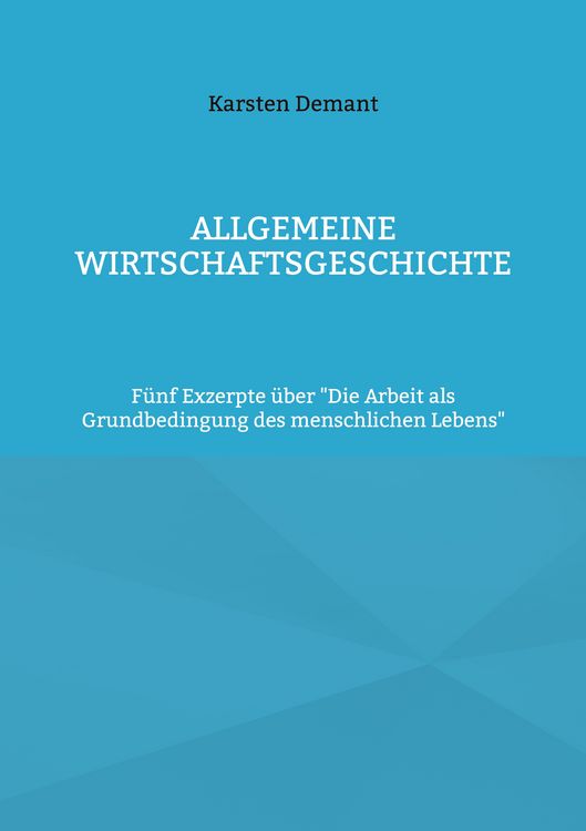 Produktbild: Allgemeine Wirtschaftsgeschichte