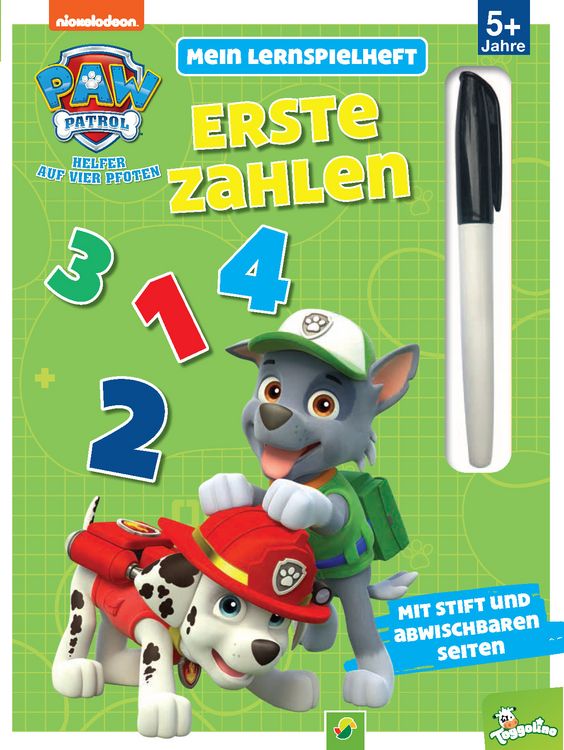 Produktbild: PAW Patro Mein Lernspielheft l Erste Zahlen
