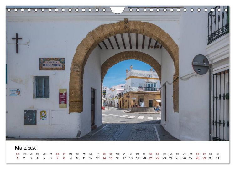 Produktbild: Conil de la Frontera - Ein traumhaftes andalusisches Dorf am Atlantik (Wandkalender 2026 DIN A4 quer), CALVENDO Monatskalender