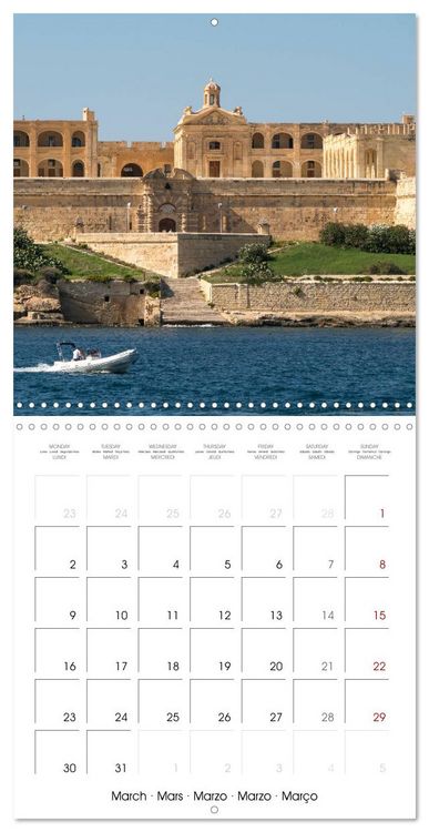 Produktbild: Malta - Gozo and Comino (Wall Calendar 2026 12 &times; 12 Inch) CALVENDO 12 Month Wall Calendar