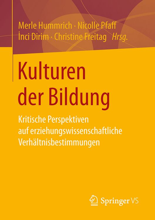 Produktbild: Kulturen der Bildung