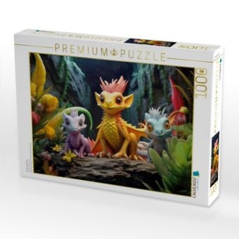 Produktbild: CALVENDO Puzzle Spielzeugdrache | 1000 Teile Lege-Gr&ouml;&szlig;e 64x48cm Foto-Puzzle f&uuml;r gl&uuml;ckliche Stunden