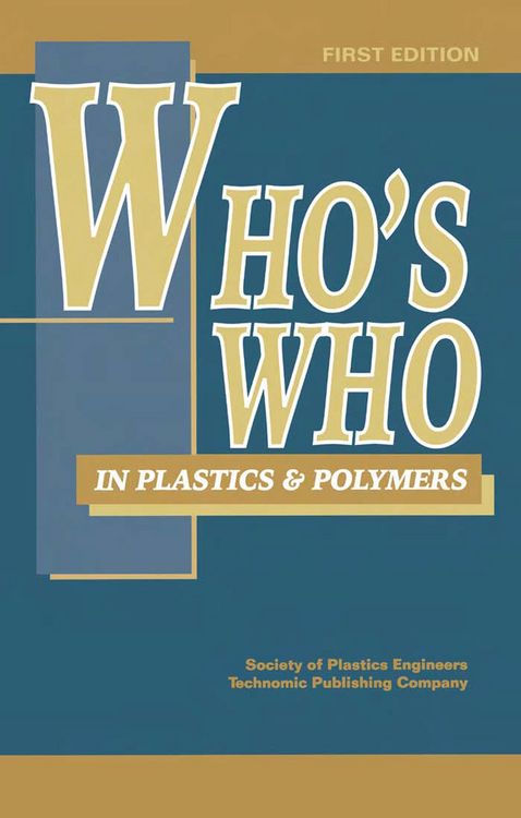 Produktbild: Who's Who in Plastics Polymers