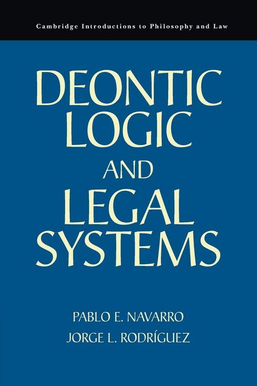 Produktbild: Deontic Logic and Legal Systems