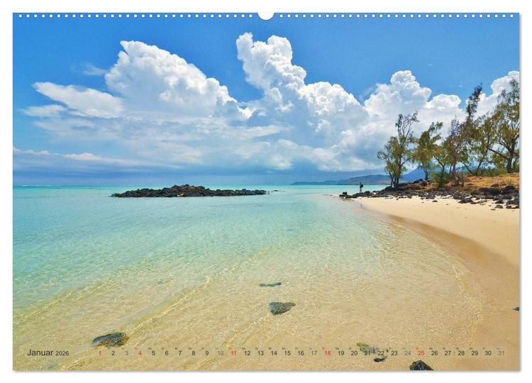 Produktbild: Tr&auml;um dich nach Mauritius (Wandkalender 2026 DIN A2 quer), CALVENDO Monatskalender