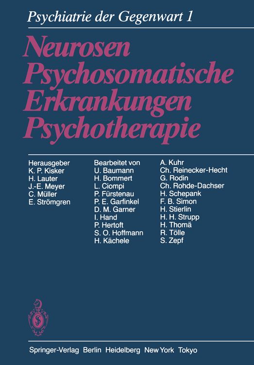 Produktbild: Psychiatrie der Gegenwart