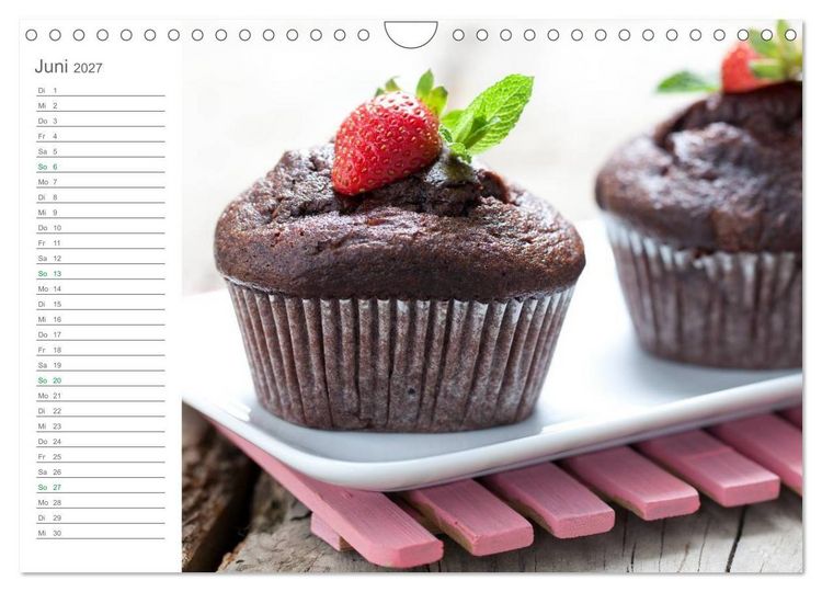 Produktbild: Mhhh... Kuchenzeit Mein K&uuml;chenplaner (Wandkalender 2027 DIN A4 quer), CALVENDO Monatskalender