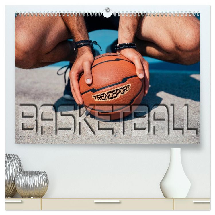 Produktbild: Trendsport Basketball (hochwertiger Premium Wandkalender 2026 DIN A2 quer), Kunstdruck in Hochglanz
