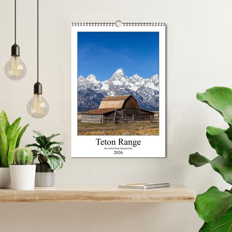 Produktbild: Teton Range - Der Grand Teton National Park (Wandkalender 2026 DIN A3 hoch), CALVENDO Monatskalender