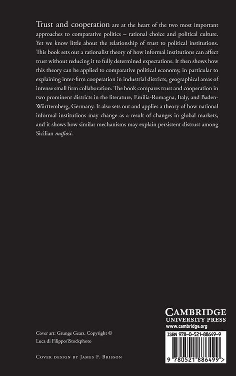 Produktbild: The Political Economy of Trust