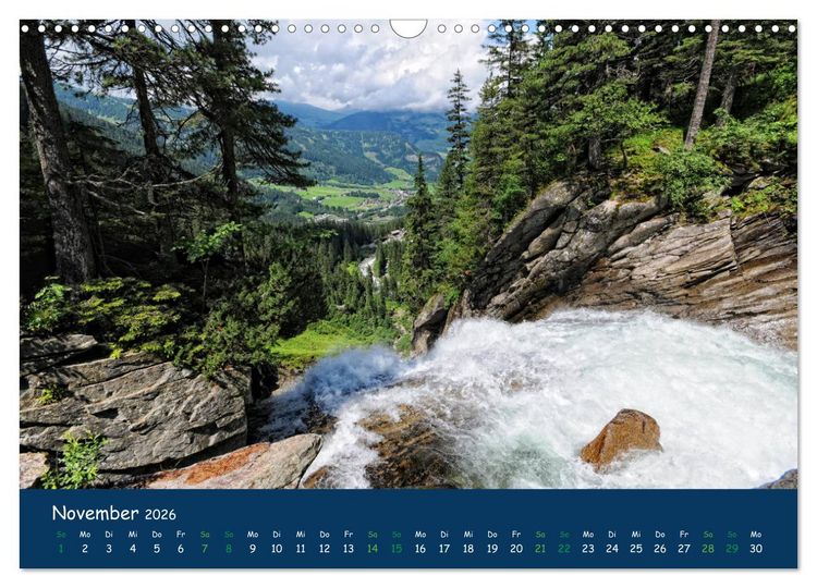 Produktbild: Bergwelt Hohe Tauern - Wandergenuss in alpiner Landschaft (Wandkalender 2026 DIN A3 quer), CALVENDO Monatskalender