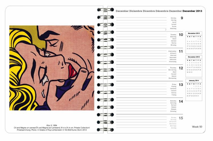 Produktbild: Roy Lichtenstein, Buchkalender 2013