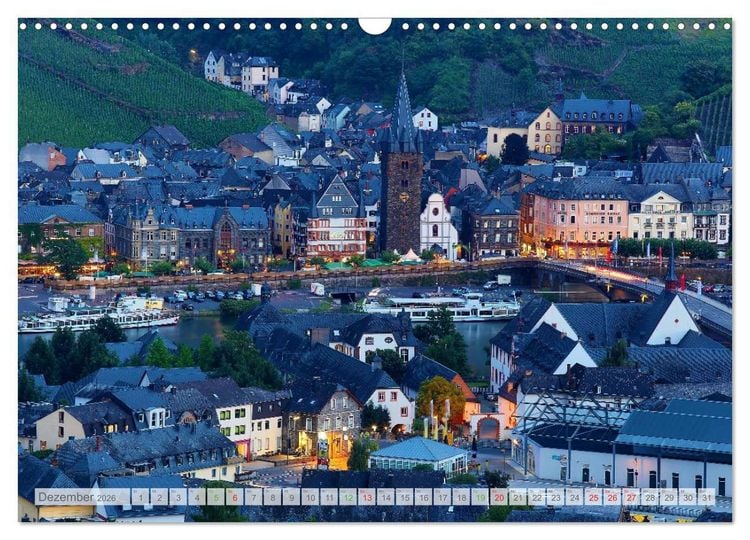 Produktbild: BERNKASTEL-KUES (Wandkalender 2026 DIN A3 quer), CALVENDO Monatskalender