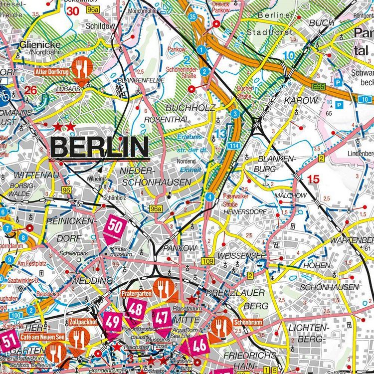 Produktbild: MARCO POLO Freizeitkarte 15 Berlin und Umgebung 1:100.000