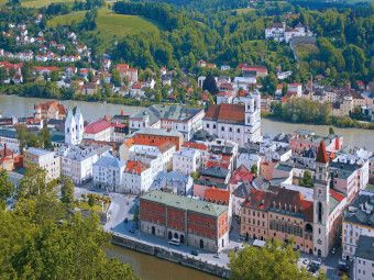 Produktbild: CALVENDO Puzzle Dreifl&uuml;ssestadt Passau | 1000 Teile Lege-Gr&ouml;&szlig;e 64x48cm Foto-Puzzle f&uuml;r gl&uuml;ckliche Stunden