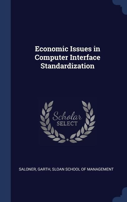 Produktbild: Economic Issues in Computer Interface Standardization