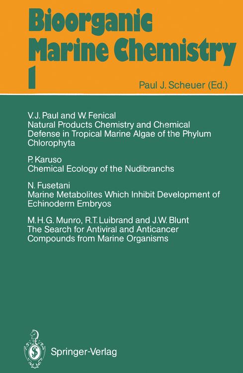 Produktbild: Bioorganic Marine Chemistry