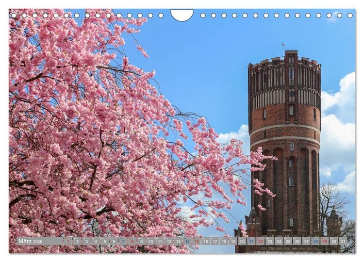 Produktbild: L&uuml;neburg - Eine mittelalterliche und romantische Hansestadt (Wandkalender 2026 DIN A4 quer), CALVENDO Monatskalender