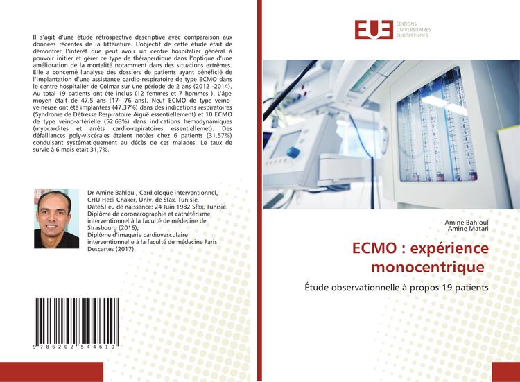 Produktbild: ECMO : exp&eacute;rience monocentrique