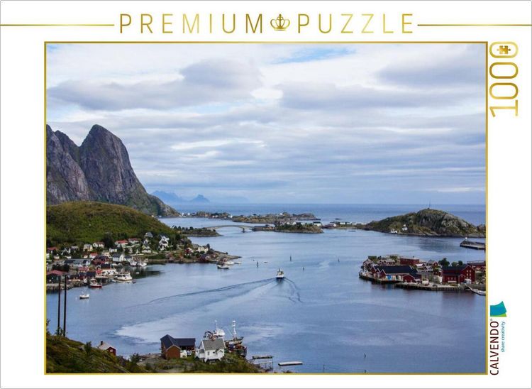 Produktbild: CALVENDO Puzzle Hoch &uuml;ber Reine | 1000 Teile Lege-Gr&ouml;&szlig;e 64x48cm Foto-Puzzle f&uuml;r gl&uuml;ckliche Stunden