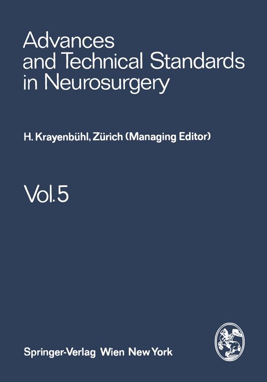 Produktbild: Advances and Technical Standards in Neurosurgery