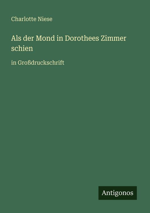 Produktbild: Als der Mond in Dorothees Zimmer schien