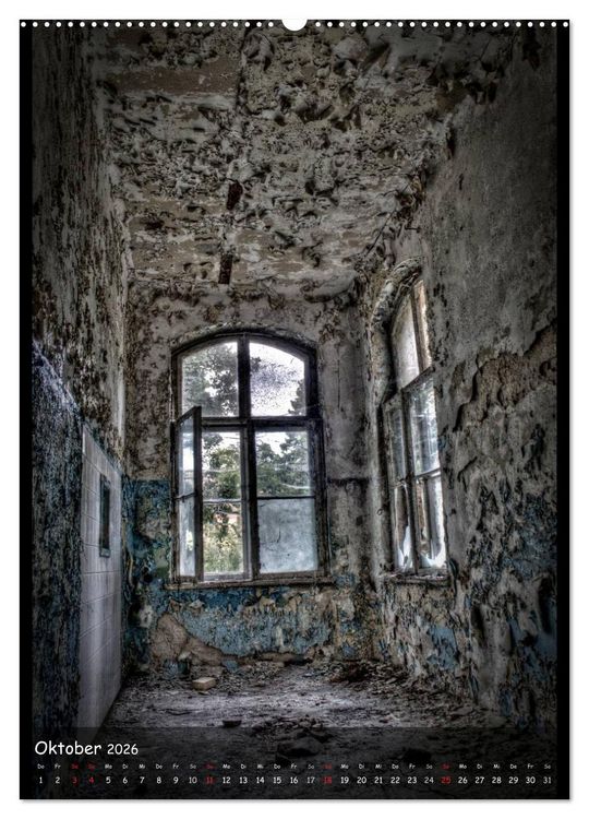 Produktbild: Lost Places II, Vergessene Orte (Wandkalender 2026 DIN A2 hoch), CALVENDO Monatskalender
