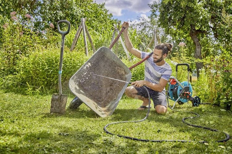 Produktbild: GARDENA 18445-20 Liano&trade; Life Textilschlauch-Set 15m 1/2 Zoll 1St.