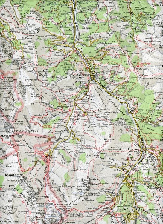 Produktbild: Alpi Liguri 1:50 000 Wanderkarte 8
