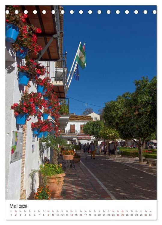 Produktbild: Marbella - Die Costa del Sol in Hochform (Tischkalender 2026 DIN A5 hoch), CALVENDO Monatskalender