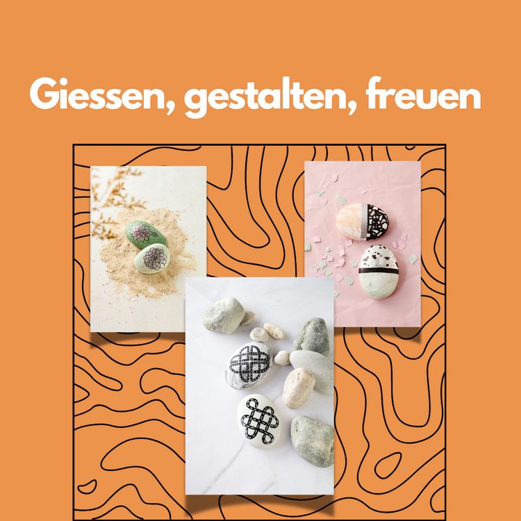 Produktbild: Kreativ-Set - Steine gießen